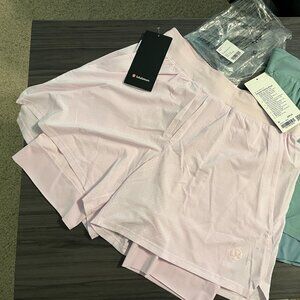 LULULEMON NEW W/ TAGS MENS 6" VENTED TENNIS SHORTS SIZE M PINK